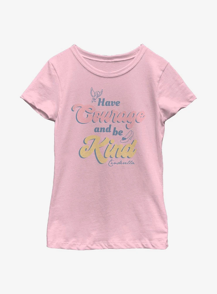 Disney Cinderella Courage And Kindness Youth Girls T-Shirt