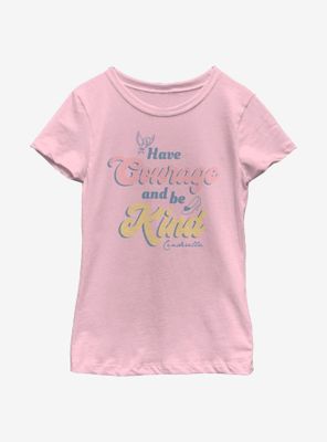 Disney Cinderella Courage And Kindness Youth Girls T-Shirt