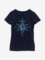 Disney Frozen 2 Elsa Snowflake Youth Girls T-Shirt