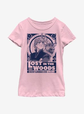 Disney Frozen 2 Kristoff Lost The Woods Youth Girls T-Shirt