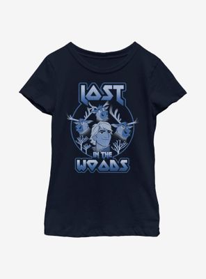 Disney Frozen 2 Kristoff Lost The Woods Band Youth Girls T-Shirt