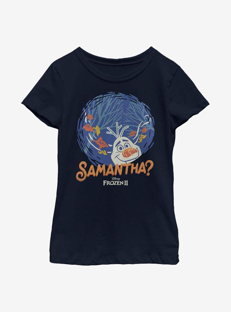 Disney Frozen 2 Olaf Samantha Youth Girls T-Shirt