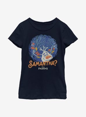 Disney Frozen 2 Olaf Samantha Youth Girls T-Shirt