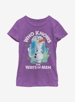 Disney Frozen 2 Ways Of Men Youth Girls T-Shirt