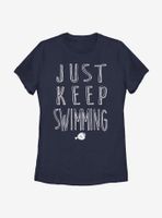 Disney Pixar Finding Nemo Swimming Womens T-Shirt