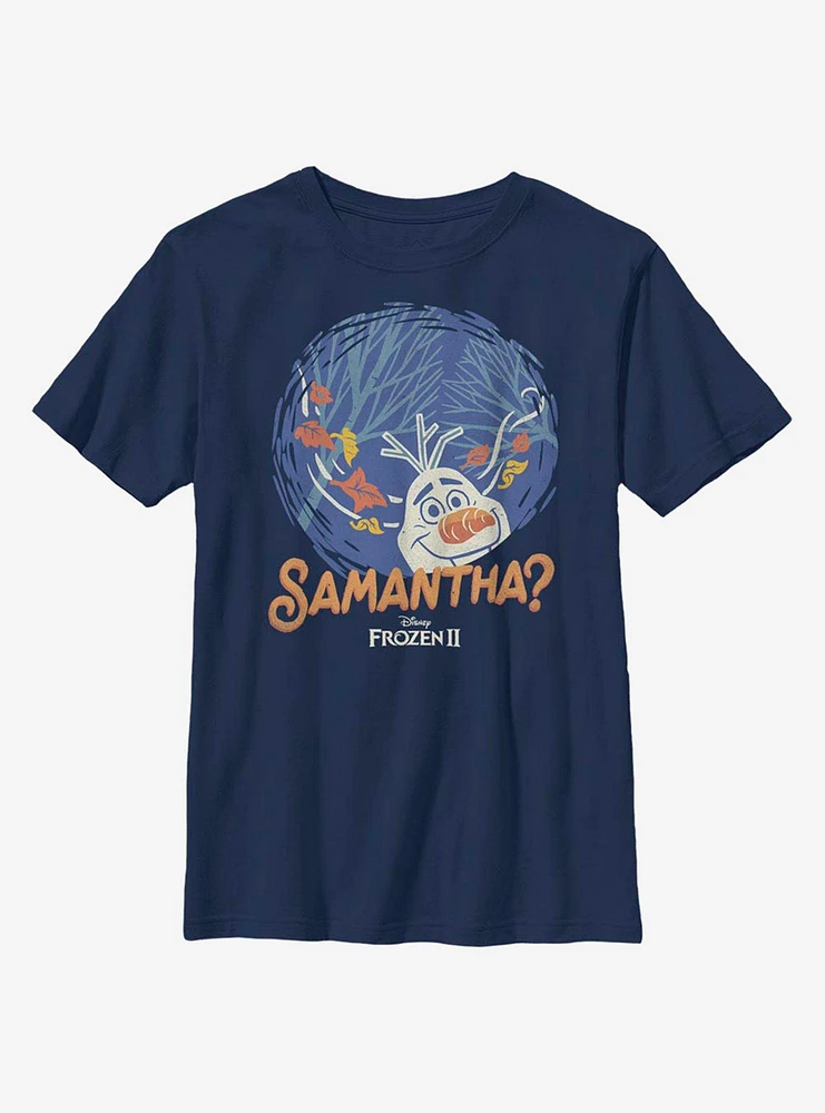 Disney Frozen 2 Olaf Samantha Youth T-Shirt
