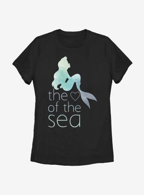 Disney The Little Mermaid Heart Of Sea Womens T-Shirt