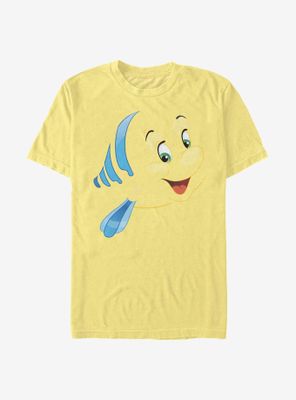 Disney The Little Mermaid Flounder Face T-Shirt