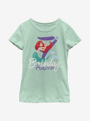 Disney The Little Mermaid Birthday Seven Youth Girls T-Shirt