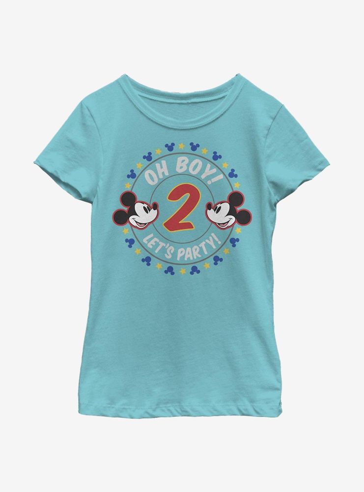 Disney Mickey Mouse Oh Boy 2 Youth Girls T-Shirt