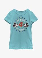 Disney Mickey Mouse Oh Boy 4 Youth Girls T-Shirt