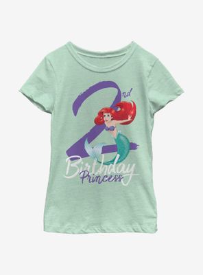 Disney The Little Mermaid Birthday Two Youth Girls T-Shirt