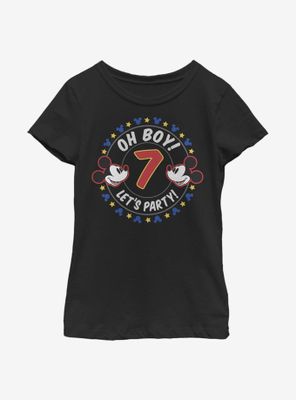 Disney Mickey Mouse Oh Boy 7 Youth Girls T-Shirt