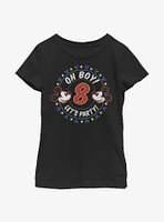 Disney Mickey Mouse Oh Boy 8 Youth Girls T-Shirt