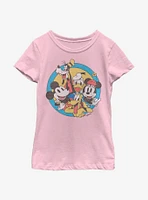 Disney Mickey Mouse Original Buddies Youth Girls T-Shirt