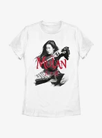 Disney Mulan Fighting Stance Womens T-Shirt