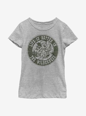 Disney Mickey Mouse Wilderness Youth Girls T-Shirt