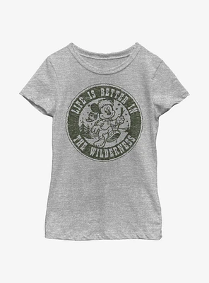 Disney Mickey Mouse Wilderness Youth Girls T-Shirt