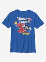 Disney Mickey Mouse Birthday 3 Youth T-Shirt