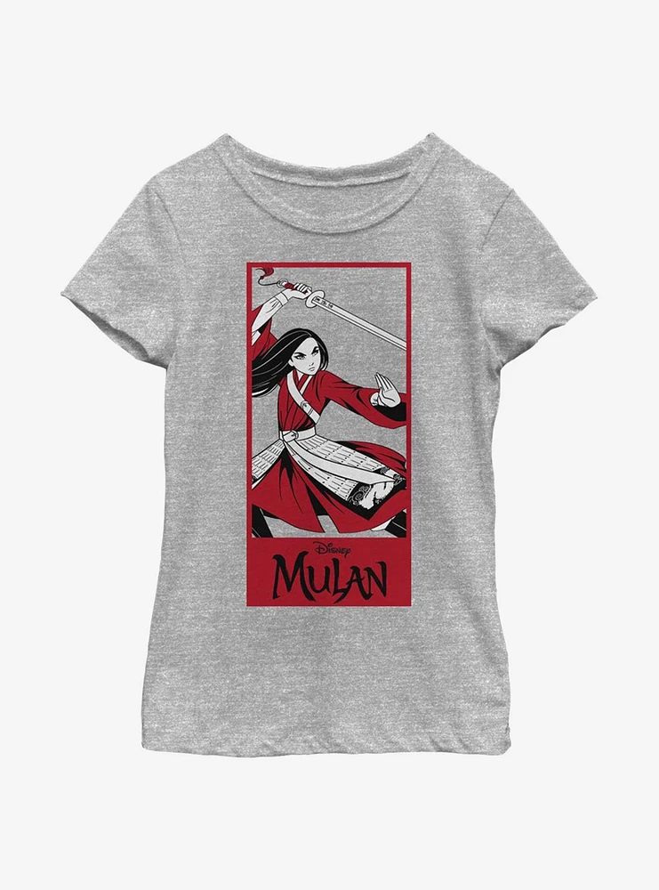 Disney Mulan Bold Spirit Youth Girls T-Shirt