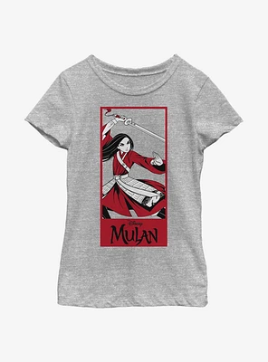 Disney Mulan Bold Spirit Youth Girls T-Shirt