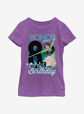 Disney Mulan Eight Birthday Youth Girls T-Shirt