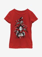 Disney Mulan Poses Youth Girls T-Shirt