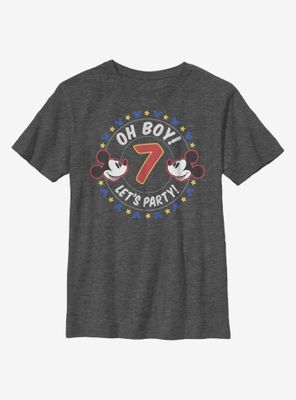 Disney Mickey Mouse Oh Boy 7 Youth T-Shirt