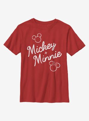Disney Mickey Mouse Signed Together Youth T-Shirt