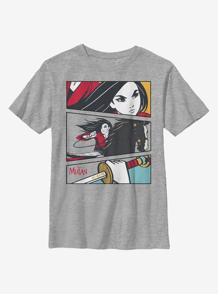 Disney Mulan Action Panels Youth T-Shirt