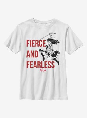 Disney Mulan Fierce And Fearless Youth T-Shirt