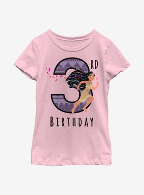 Disney Pocahontas Birthday 3 Youth Girls T-Shirt