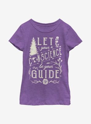 Disney Pinocchio Conscience Guide Youth Girls T-Shirt