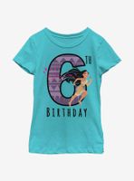 Disney Pocahontas Birthday 6 Youth Girls T-Shirt