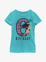Disney Pocahontas Birthday 6 Youth Girls T-Shirt