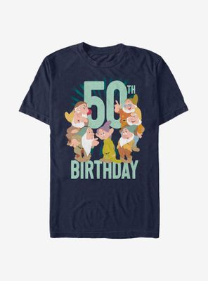 Disney Snow White Dwarfs Fiftieth Birthday T-Shirt