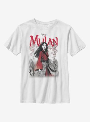 Disney Mulan Watercolor Title Youth T-Shirt