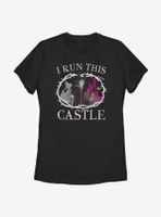 Disney Snow White I Run This Castle Womens T-Shirt