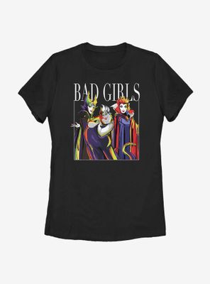 Disney Villains Bad Girls Pose Womens T-Shirt