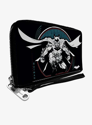 DC Comics Batman Tech Action Pose Zip Around Wallet