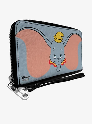 Disney Dumbo Bashful Face Zip Around Wallet