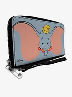 Disney Dumbo Bashful Face Zip Around Wallet