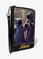 Star Wars The Mandalorian Jawas Pose Womens Zip Around Wallet