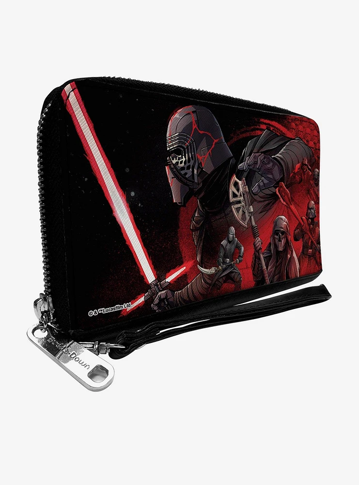 Star Wars The Rise of Skywalker Kylo Ren And Knights  Zip Around Wallet