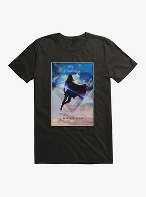 DC Comics Supergirl Logo Sky T-Shirt