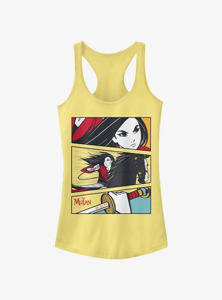 Disney Mulan Action Panels Girls Tank