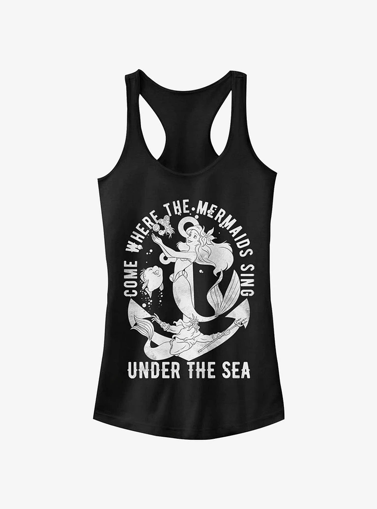 Disney The Little Mermaid Hip Mer Girls Tank