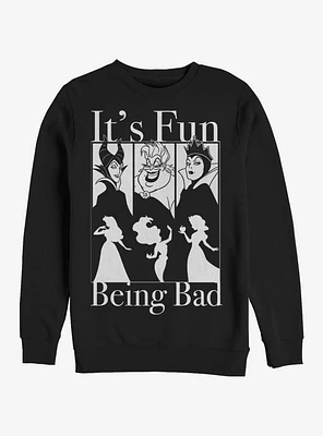 Disney Villains Bad Fun Crew Sweatshirt