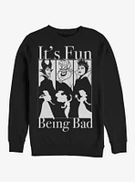 Disney Villains Bad Fun Crew Sweatshirt