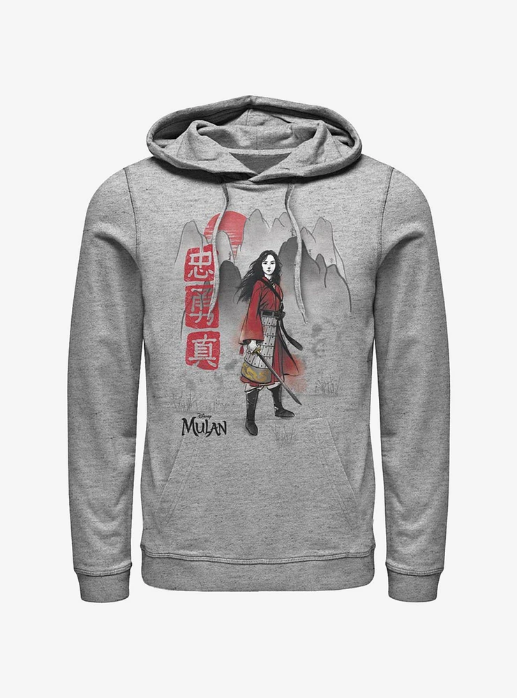 Disney Mulan Loyal Brave True Hoodie